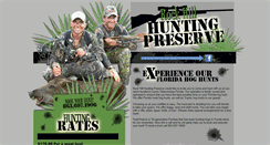 Desktop Screenshot of okeechobeehoghunts.com